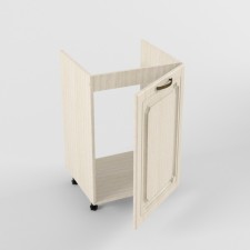 Wardrobe with a premiere door, 500x503x850, walnut