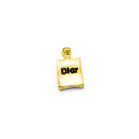 Metal fittings Pole "Dior", white, 4 pcs
