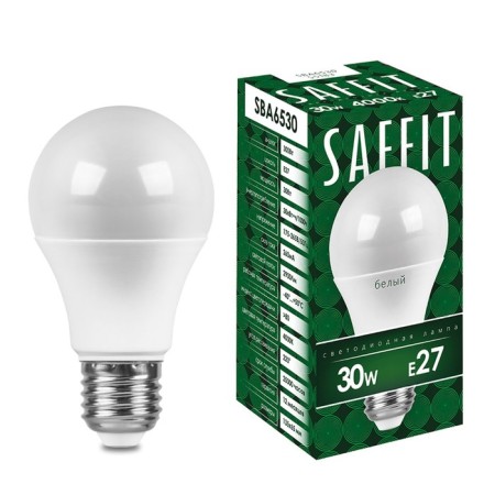 LED LED SAFFIT, 30W 230V E27 4000K A65, SBA6530