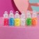 Large sparkles for the manicure "Queen of Style", 12 colors