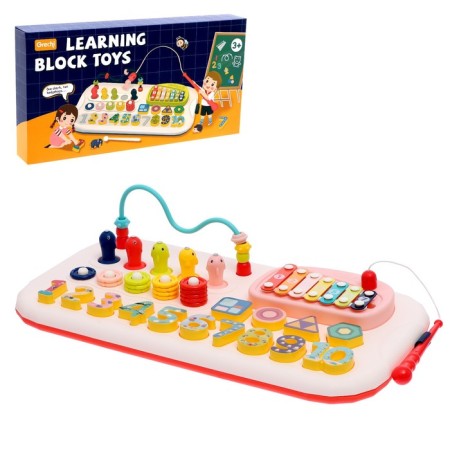 Developing toy "Fun games", pink color
