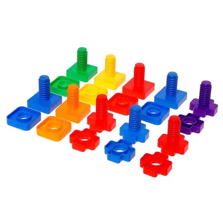 Designer "Bolts and nuts", in a container, 10 bolts and nuts-2