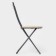 Folding stool "Nika 1", the color of the seat elephant bone
