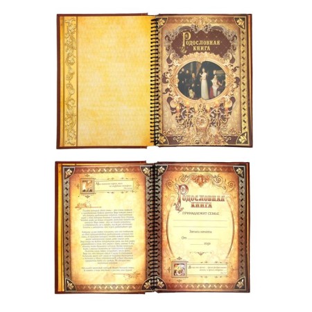 The genealogy book "Family History", 27 sheets, 24.5 x 29.2 cm-5