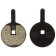 Boats for disk brakes M34 Organic, D = 21.4 mm