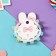 Hair crab "Sonya" (set 10 pcs) heart, 1.5 cm, mix