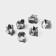 Form for cooking, 5 nozzles, silver color