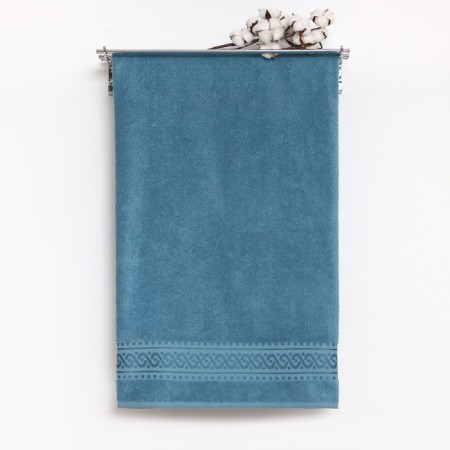 Tainted tange Pirouette, 70x130cm, Blue color, 420g/m2, cotton