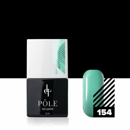 Color gel polish Pole, No. 154 sea coolness, 8 ml