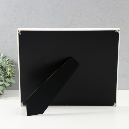 Photo frame "Wedding" plastic, 20x25 cm, col. white-3
