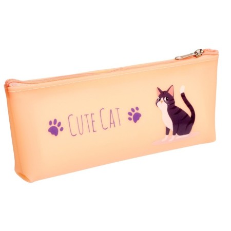 School Penal on the zipper "cat", mix-5