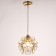 Lamp Bayerlux 40307/1 E27 40W gold 22x22x24-124 cm