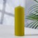 Candle - cylinder, 4 × 12 cm, 15 hours, olive