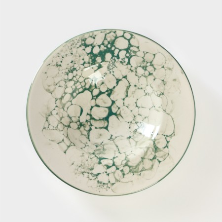 Ceramic plate for pasta "Foam", D = 29 cm-1