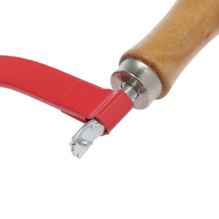 Hacksaw for metal scrap, wooden handle, 300 mm-5