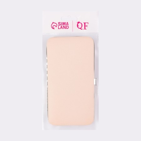 Manicure set, 12 items, in case, beige/pink gold color-9