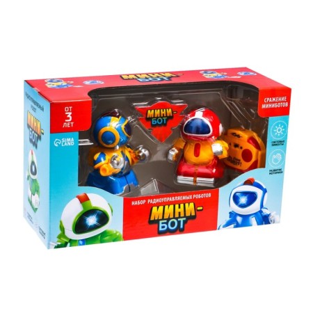 A set of radio -controlled robots "Battle of Minibots", lighting effects-7