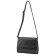 Messenger bag, valve department, black color 21x26x7cm