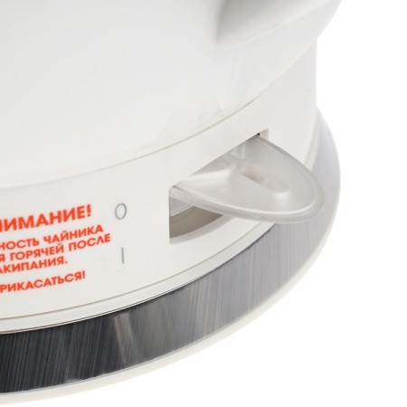 Electric kettle Centek CT-0062, ceramics, 2 l, 2000 watts, white-2
