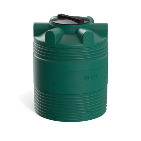 Cylindrical capacity, 300 l, green