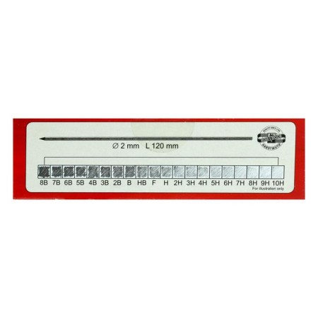 Grifles for zange pencils 2.0 mm Koh-I-Noor 4190 3V, 12 pieces-2