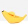 Lynchik-Domik for animals "Banana", 40 x 15 x 10 cm, yellow