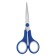 Chancellery scissors "Tropic", 13.5 cm, plastic handles, blister, hull mix