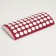 Kuznetsov applicator, lumbar roller, spanbond, red, 19 x 32 cm.