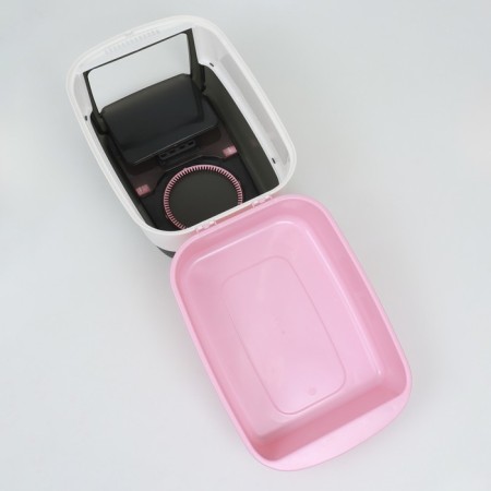 Closed toilet 51 x 34 x 37 cm, pink+scoop (with UV lamp)-17