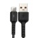EXPLOYD EX-K-1263, Type-C-USB, 3 A, 1 m, charging/data transfer, silicone, black