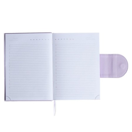 Leduced Diary A5, 160 sheets, Devente.contea, firm cover of artificial leather with foam rubber, block 70 g/m2, lilac-7