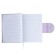 Leduced Diary A5, 160 sheets, Devente.contea, firm cover of artificial leather with foam rubber, block 70 g/m2, lilac