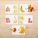 Material Material "more or less: strawberries and bananas", 24 pcs.