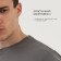 Male T -shirt, basic, size XL (52), gray color