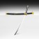 Souvenir weapons Mini "Katana Yubasiri", 24 cm, black