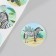 Sticker Paper "Zebra" embossing silver d = 3.8 cm 252 pcs in the roll
