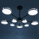 Laser Laseri 10XLED 180W 3000-6000K black and gold 97x97x48 cm Bayerlux
