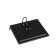 Calligrata calendar stand, small, plastic, black