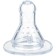 A bottle for feeding, a classic throat, 250 ml., From 3 months, fitted, with handles, white color