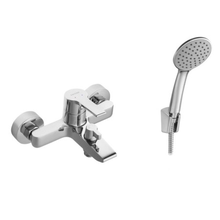 Santek Nyra bath mixer, short surplus, with accessories, chrome-1