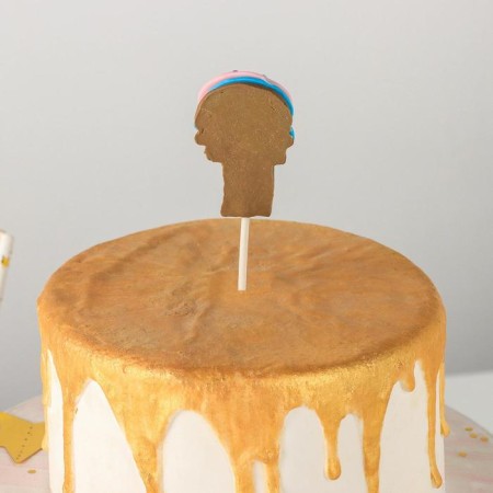 A set of toppers for the cake "Cexi", 2 pcs, 12.5 × 4 cm-2