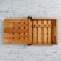 Wooden Keyline "Keys", dark, 20 x 20 x 6 cm