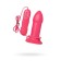 Anal plug Toyfa Popo Pleasure, 5 vibration modes, TPR, Pink, 11.9 cm