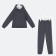 Costume for a boy (sweatshirt, trousers) minku: casual collection graphite color, height 104