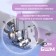 Foot for sewing machines, for a hidden line, "zigzag", 5 mm, 4 × 3.5 cm