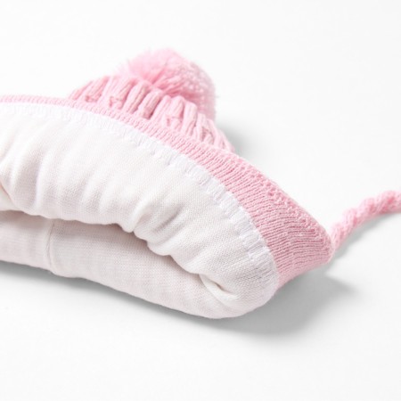 Children's hat Minaku, rr 42-44, pale pink color-4