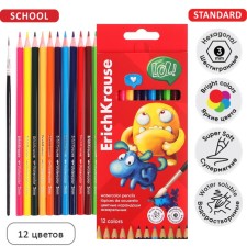 Pencils Watercolor 12 colors Erichkrause 