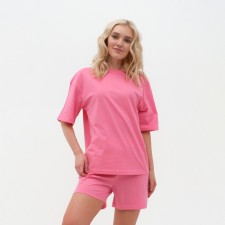 Female pajamas (T -shirt and shorts) KAFTAN BASIC p. 40-42, pink