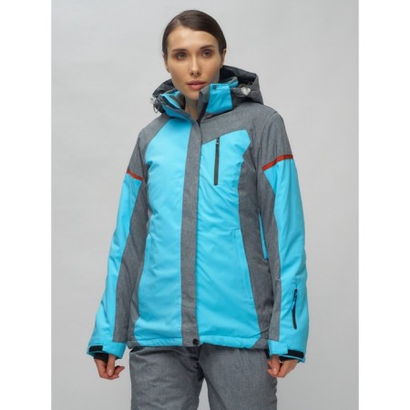 Ski suit female, size 42, blue color-26