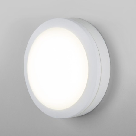 Lamp Wall-flowing Elektrostandard, Circle LED 15 W, 170x170x60 mm, IP65, white color